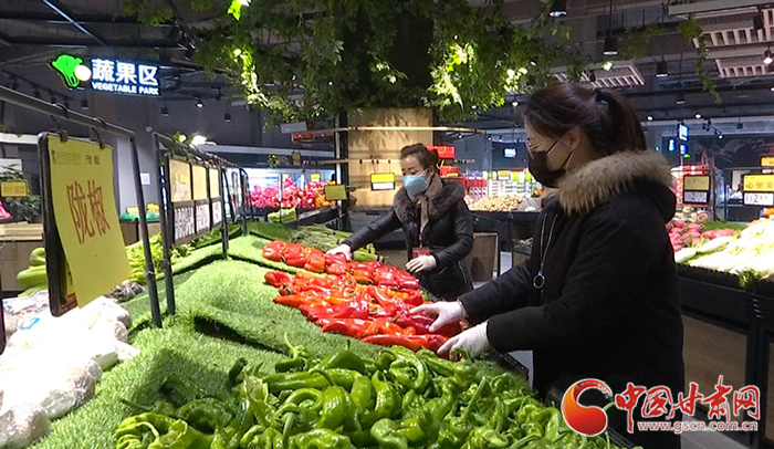 【甘肅全民戰(zhàn)“疫”】靖遠(yuǎn)：“疫“不容辭守護市民的菜籃子米袋子（圖）