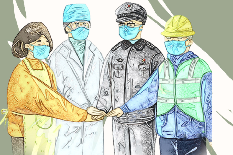 手繪長(zhǎng)圖|甘肅戰(zhàn)“疫”故事，“硬核”之下的溫情