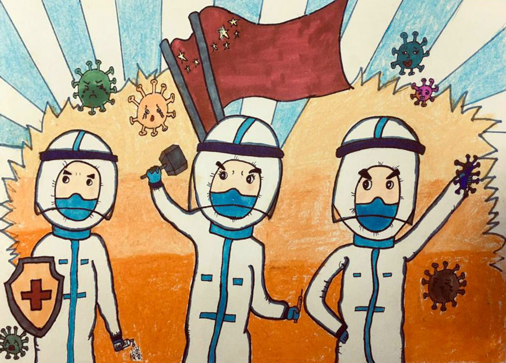 “疫情當(dāng)前，孩子們有‘畫’說”作品展播（三十九）