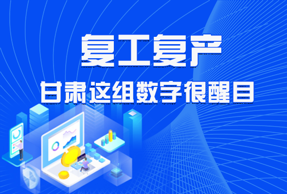 圖解|甘肅復工復產有多拼，看看這組數(shù)字就知道了 