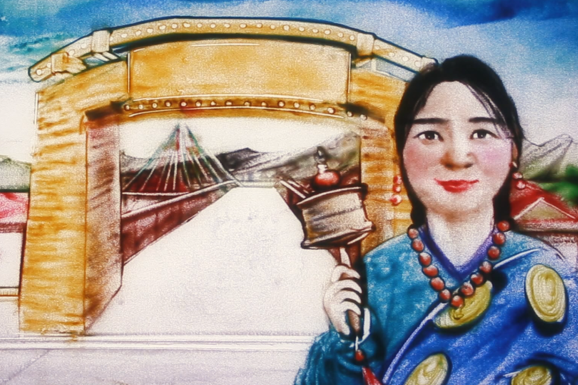 沙畫|奮力追夢(mèng)！2020決戰(zhàn)脫貧攻堅(jiān)“甘肅卷”