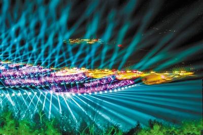 蘭山每晚都有炫酷燈光秀 你想看嗎？