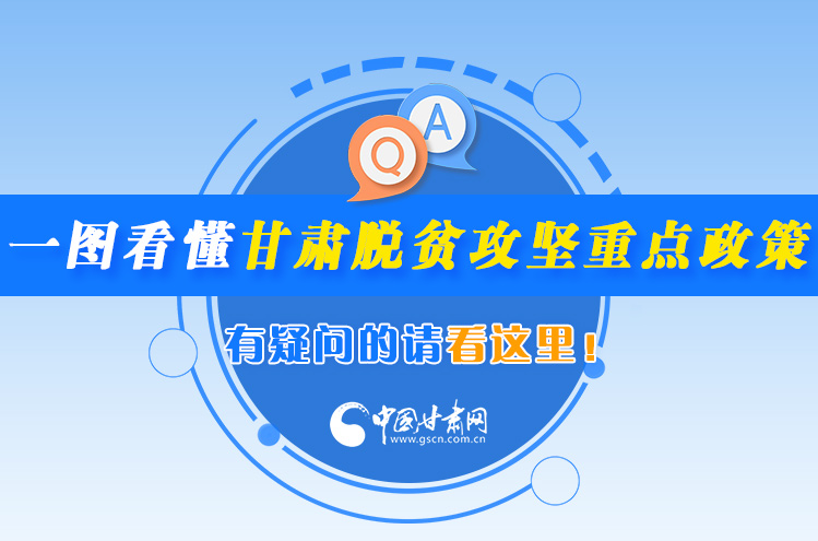 一圖看懂甘肅脫貧攻堅(jiān)重點(diǎn)政策，有疑問的請看這里！