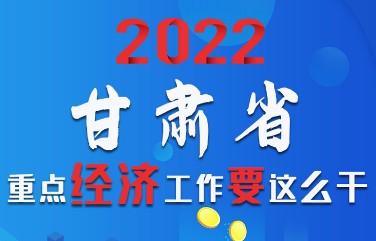 【甘快看·圖解】速覽！2022甘肅省重點經(jīng)濟(jì)工作要這么干！
