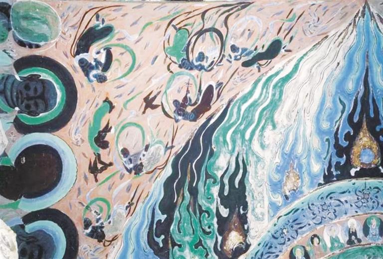 看看冬奧會(huì)上 那些唯美的敦煌飛天元素