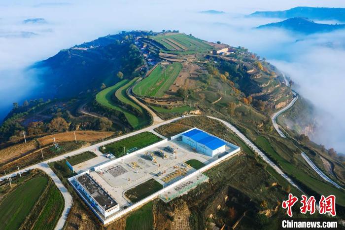 圖為中石油長(zhǎng)慶油田慶陽天然氣開發(fā)場(chǎng)站。(資料圖) 慶陽市委宣傳部供圖