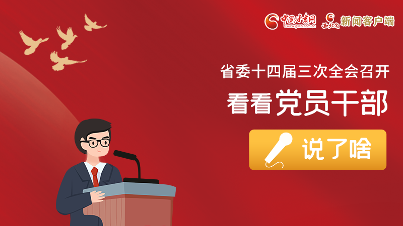 圖解|事關(guān)甘肅省委十四屆三次全會，黨員干部這么說！