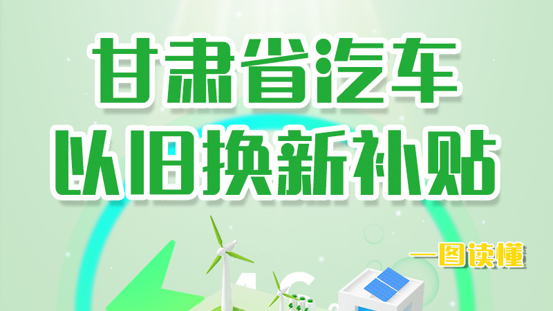 海報(bào)|重大利好！甘肅省汽車以舊換新補(bǔ)貼來了