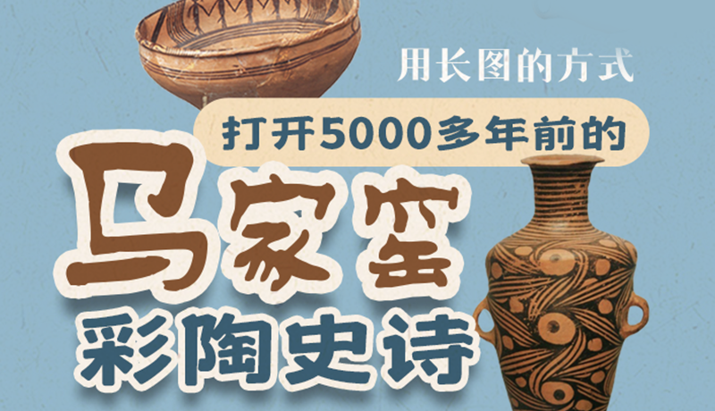 用長圖的方式，打開5000多年前的馬家窯彩陶史詩