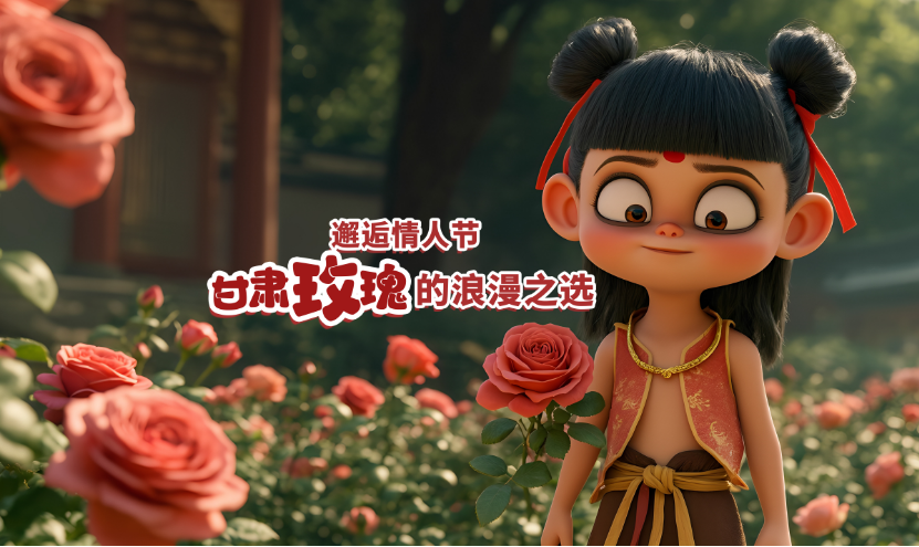 AI視頻 | 邂逅情人節(jié)，甘肅玫瑰的浪漫之選