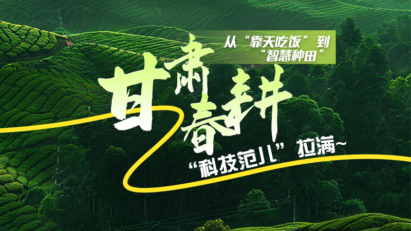 長圖|從“靠天吃飯”到“智慧種田”，甘肅春耕“科技范兒”拉滿